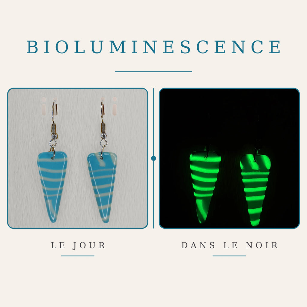 Boucles d’oreilles – Collection Bioluminescence (MP 03)