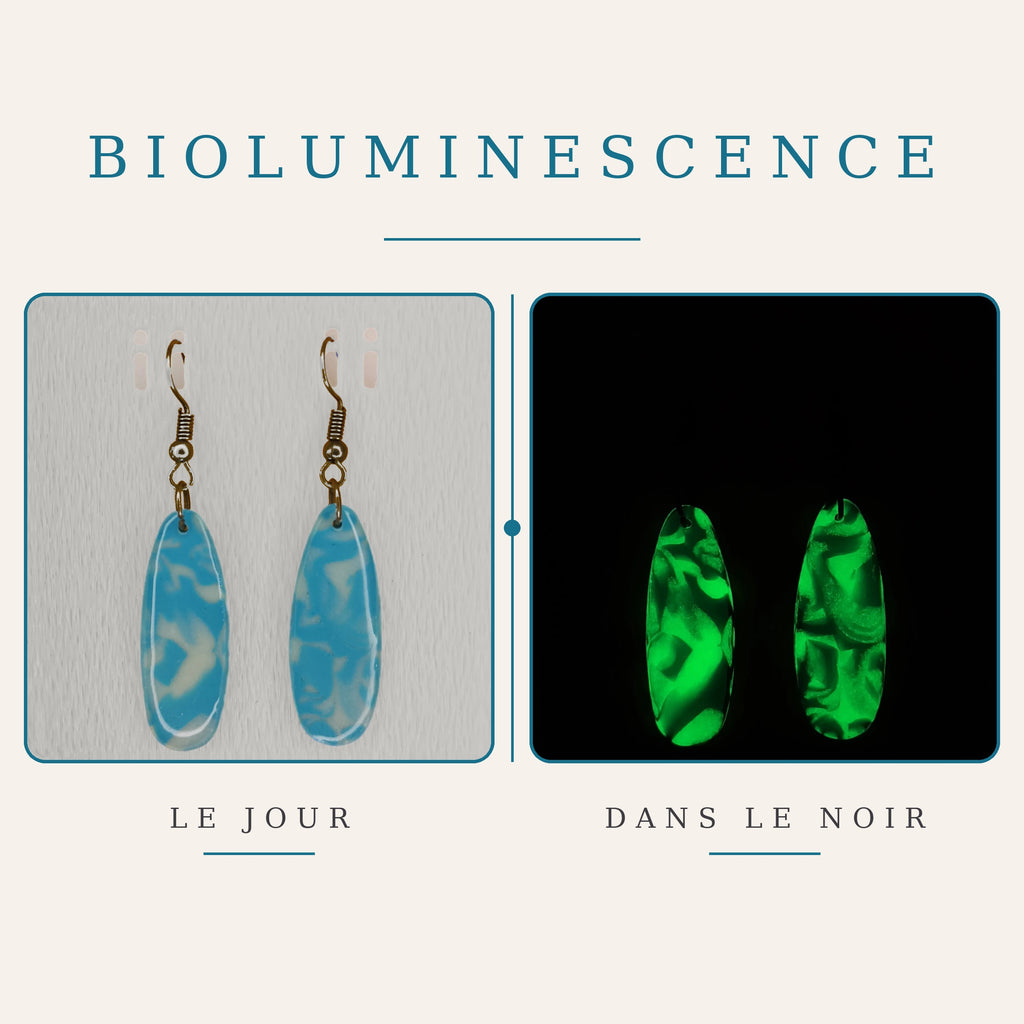 Boucles d’oreilles – Collection Bioluminescence (MP 04)