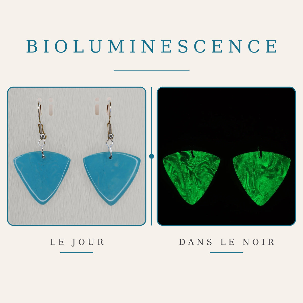 Boucles d’oreilles – Collection Bioluminescence (MP 05)