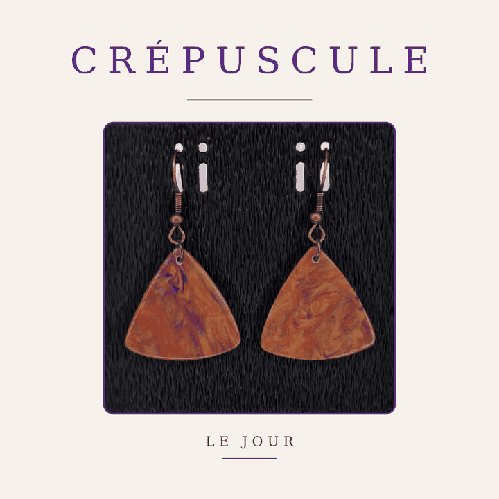 Boucles d’oreilles – Collection Crépuscule (VOP 02)