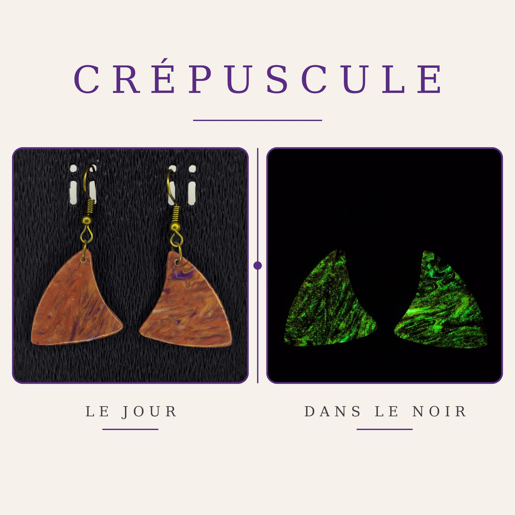 Boucles d’oreilles – Collection Crépuscule (VOP 03)