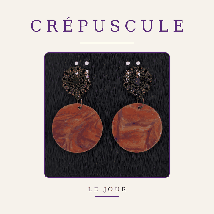 Boucles d’oreilles – Collection Crépuscule (VOP 04)