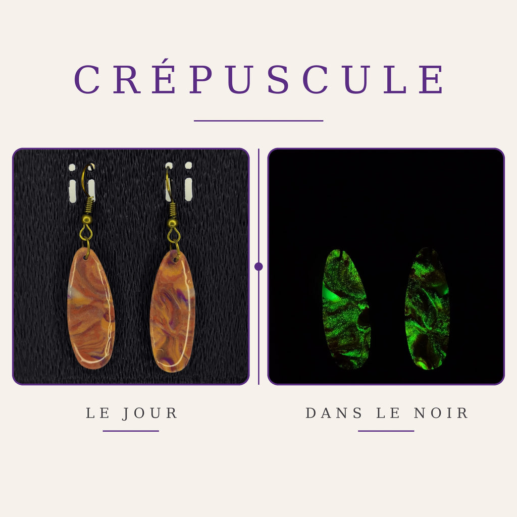Boucles d’oreilles – Collection Crépuscule (VOP 06)