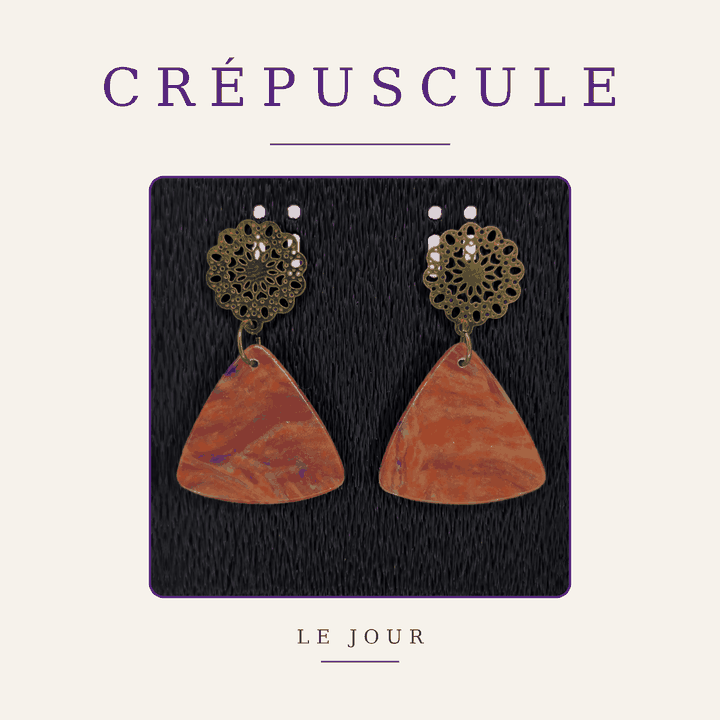 Boucles d’oreilles – Collection Crépuscule (VOP 07)
