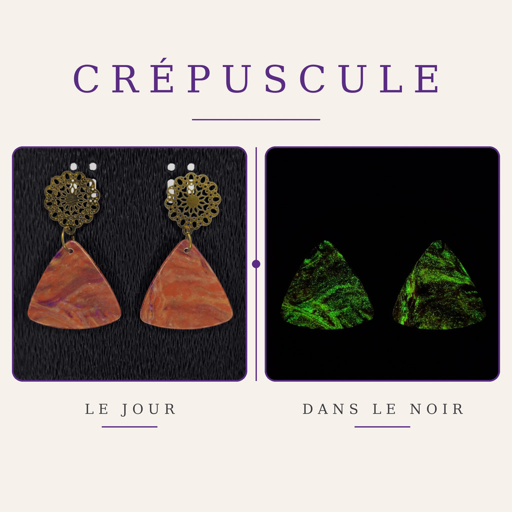 Boucles d’oreilles – Collection Crépuscule (VOP 07)