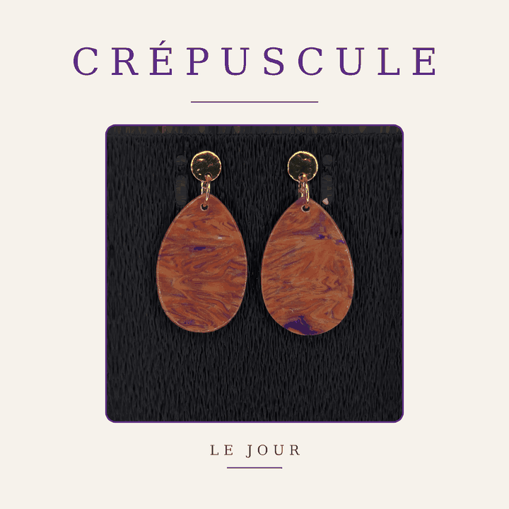 Boucles d’oreilles – Collection Crépuscule (VOP 08)