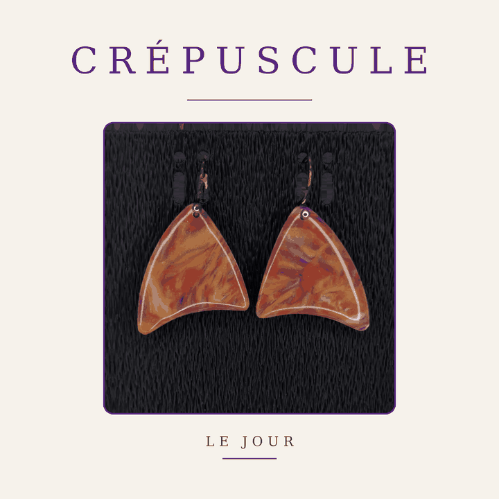 Boucles d’oreilles – Collection Crépuscule (VOP 09)