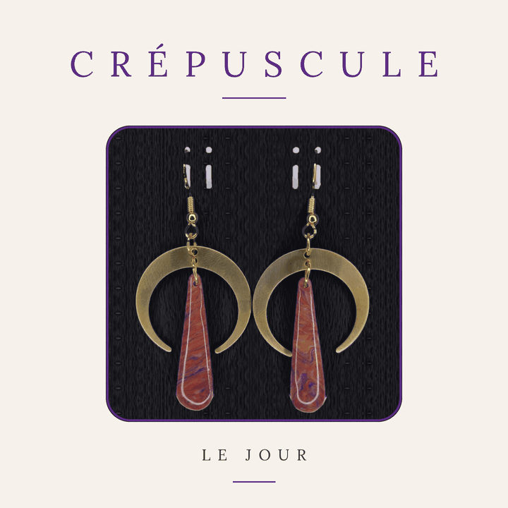 Boucles d’oreilles – Collection Crépuscule (VOP 05)