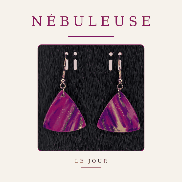 Boucles d’oreilles – Collection Nébuleuse (VRO 01)