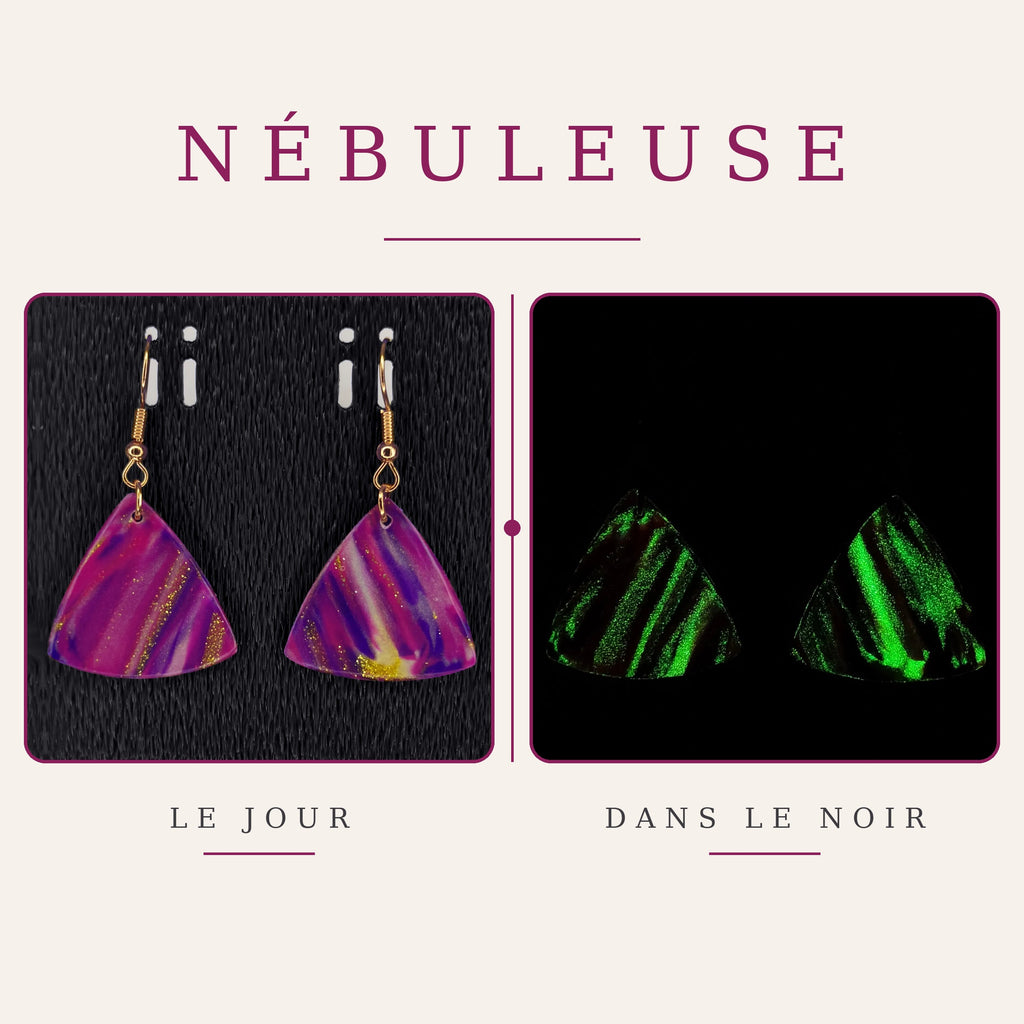 Boucles d’oreilles – Collection Nébuleuse (VRO 01)
