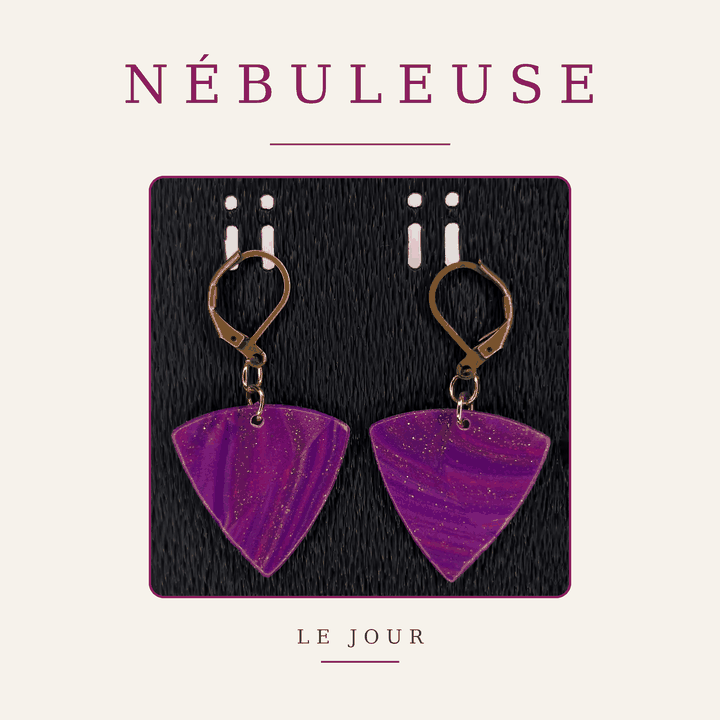 Boucles d’oreilles – Collection Nébuleuse (VRO 03)