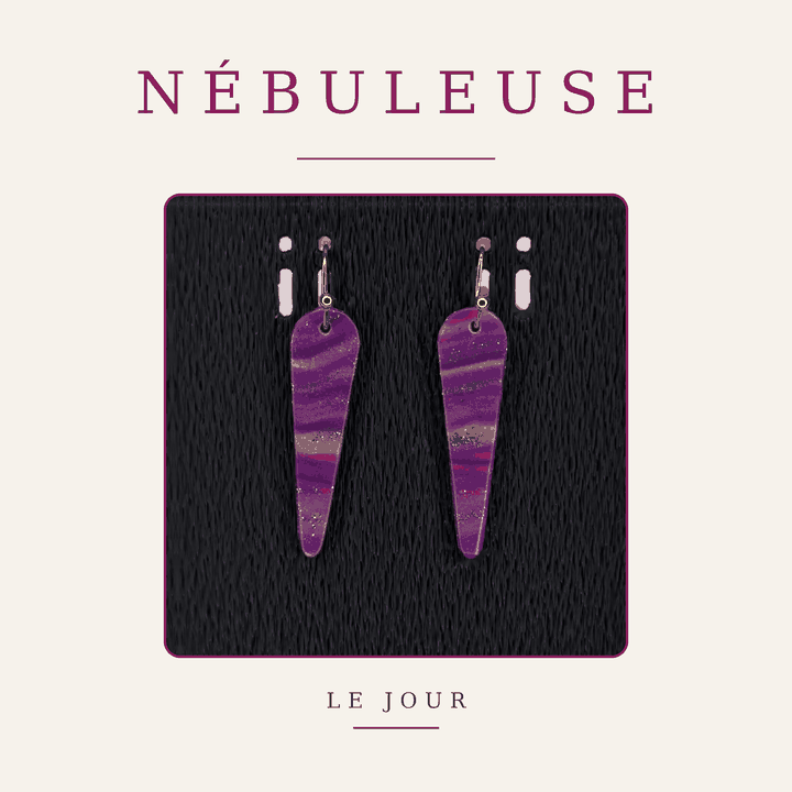 Boucles d’oreilles – Collection Nébuleuse (VRO 04)