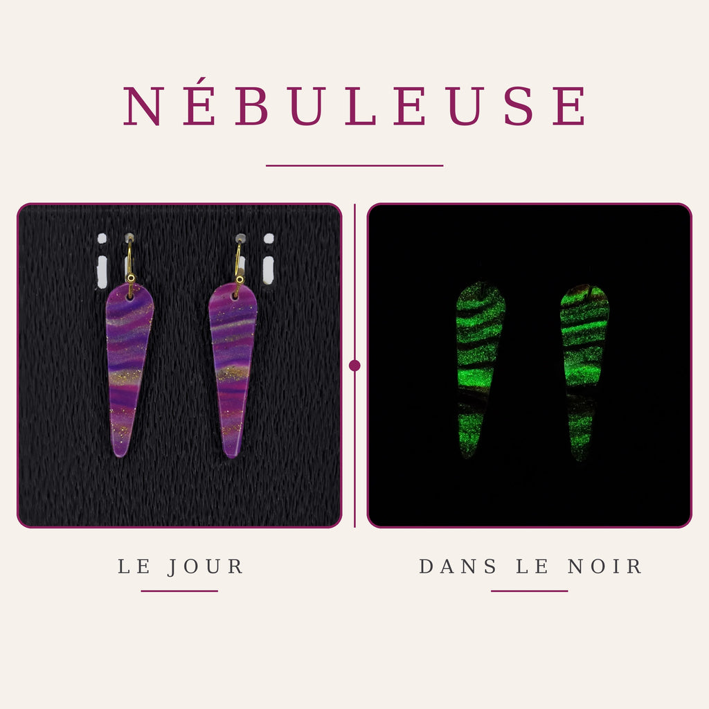 Boucles d’oreilles – Collection Nébuleuse (VRO 04)