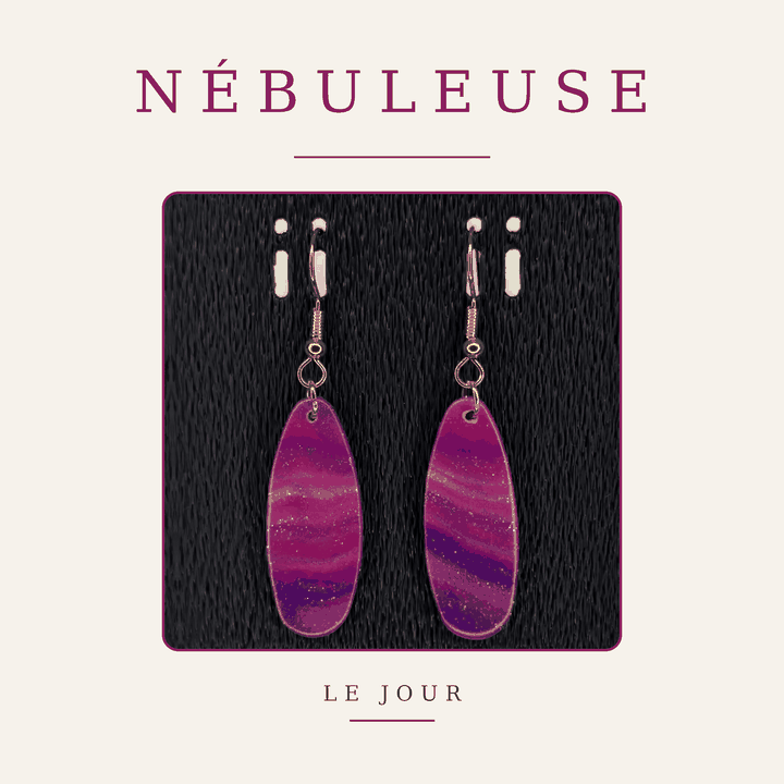 Boucles d’oreilles – Collection Nébuleuse (VRO 07)