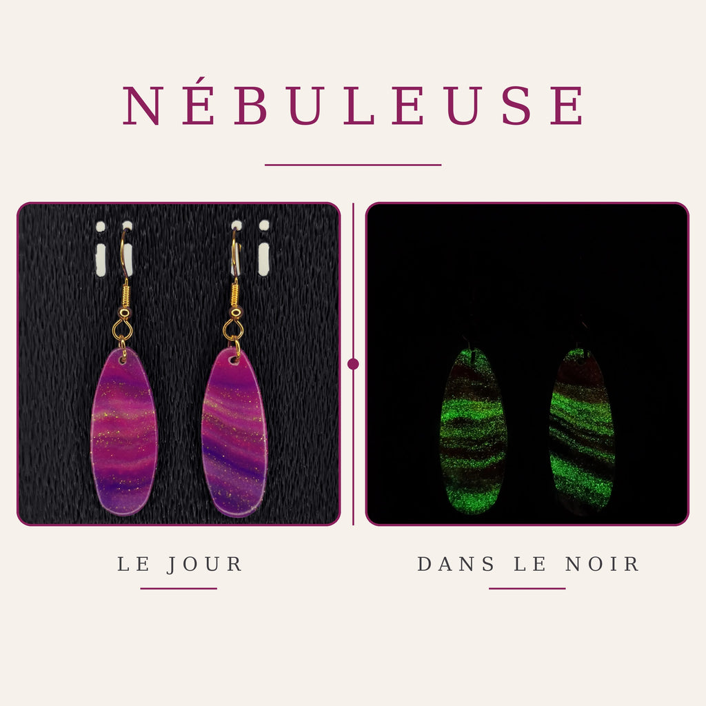 Boucles d’oreilles – Collection Nébuleuse (VRO 07)